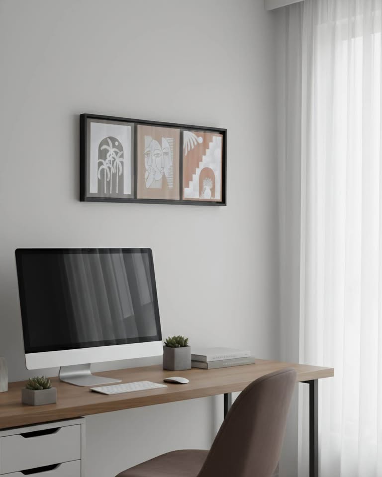 Tomar Ghore Handmade textured art world/ bohemian art/ unique style- 30X90 cm